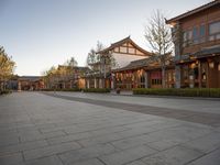 Dawn in Lijiang, China: Clear Sky Over the Historic City