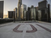 Dawn in Los Angeles: High-Rise Skyscrapers Defining the City