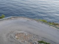 Dawn in Spain: Switchback Road with Ocean View