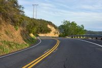 Dawn Landscape: Exploring California's Mountain Road