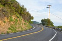 Dawn Landscape: Exploring California's Mountain Road