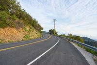 Dawn Landscape: Exploring California's Mountain Road