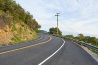 Dawn Landscape: Exploring California's Mountain Road