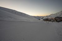 Dawn Landscape in the French Alps