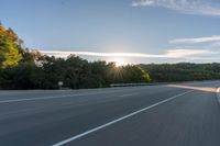 Dawn Landscape: Hill Bathed in Sunlight