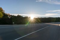 Dawn Landscape: Hill Bathed in Sunlight