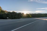 Dawn Landscape: Hill Bathed in Sunlight