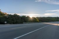 Dawn Landscape: Hill Bathed in Sunlight