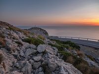 Dawn Landscape in Mallorca, Spain: A Coastal View