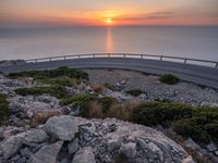 Dawn Landscape in Mallorca, Spain: A Coastal View