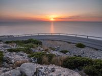 Dawn Landscape in Mallorca, Spain: A Coastal View