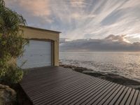 Dawn Landscape: Sunlight and Serenity at the Lake Coast