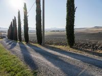 Dawn Landscape in Tuscany, Italy: Clear Sky and Stunning Views