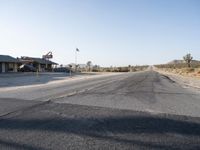 Dawn Over Los Angeles: A Desert Roadscape