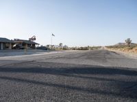 Dawn Over Los Angeles: A Desert Roadscape