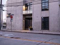 Dawn in Los Angeles: Urban Roads and Architecture