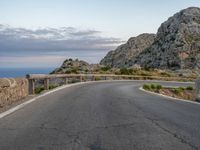 Dawn in Majorca: Road in the Balearic Islands