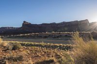 Dawn Mountain Landscape in the Desert
