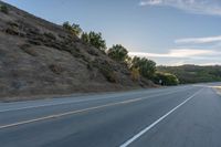 Dawn Mountainous Scenery: A Rural Landscape