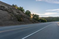 Dawn Mountainous Scenery: A Rural Landscape