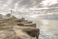 Dawn on Coastal Water: A Serene Morning View