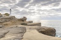 Dawn on Coastal Water: A Serene Morning View