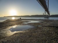 Dawn on the Coastal of Portugal: A Serene View of the Ocean