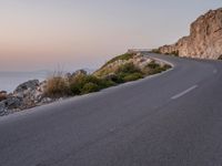 Dawn on the Coastal Road in Mallorca, Balearic Islands