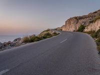 Dawn on the Coastal Road in Mallorca, Balearic Islands