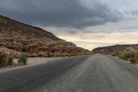 Dawn Over California Landscape: A Stunning View of Mountains and Road