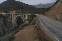 Dawn Over California's Mountain Pass: A Scenic View of the USA