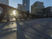 Dawn Over Chicago, Illinois: A Glimpse of Skyscrapers