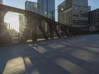 Dawn Over Chicago, Illinois: A Glimpse of Skyscrapers