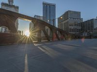 Dawn Over Chicago, Illinois: A Glimpse of Skyscrapers