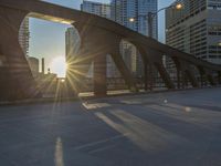 Dawn Over Chicago, Illinois: A Glimpse of Skyscrapers