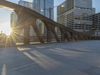 Dawn Over Chicago, Illinois: A Glimpse of Skyscrapers