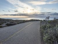 Dawn Over Coastal Highway in California, USA