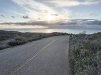 Dawn Over Coastal Highway in California, USA