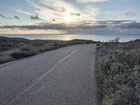 Dawn Over Coastal Highway in California, USA