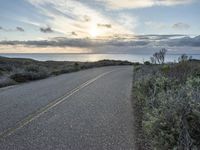 Dawn Over Coastal Highway in California, USA