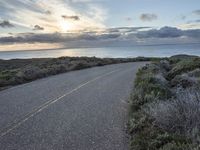 Dawn Over Coastal Highway in California, USA