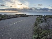 Dawn Over Coastal Highway in California, USA