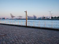 Dawn Over Hamburg Harbor