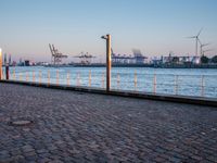 Dawn Over Hamburg Harbor