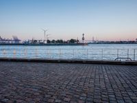 Dawn Over Hamburg Harbor