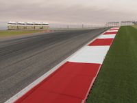 Dawn over Highway: Asphalt Field and Clear Sky