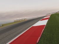 Dawn over Highway: Asphalt Field and Clear Sky