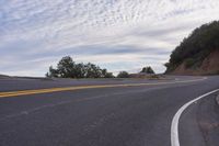 Dawn Over a Low Mountain Road in California: Beauty in Nature