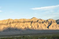 Dawn Over Mountain Plain in California