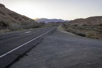 Dawn Over Mountain Range in Utah